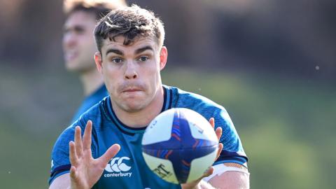 Garry Ringrose pictured in training in Portugal in January