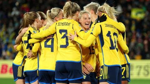Sweden celebrate