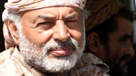 Yemeni army deputy chief of staff Major General Ahmad Saif al-Yafei in the western coastal town of Mokha, 22 February 2017