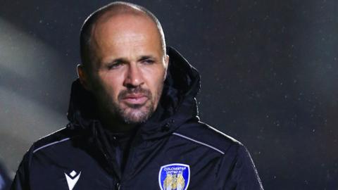 Colchester United interim manager Matthew Etherington