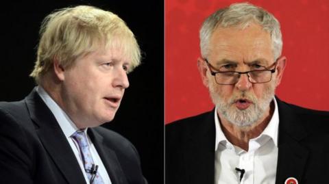 Boris Johnson and Jeremy Corbyn