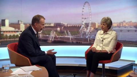 PM Theresa May on The Andrew Marr Show