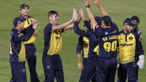 Glamorgan players
