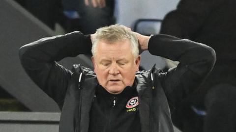 Chris Wilder looks disappointed in a recent game