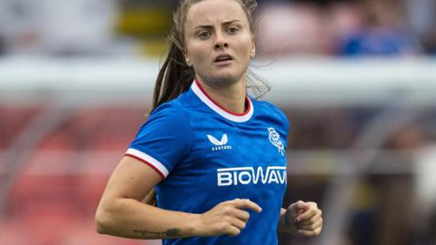 Rangers striker Kirsty Howat