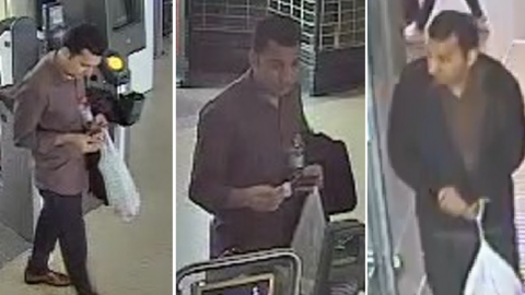 CCTV images of a man officers want to speak in connection with the incident have now been released