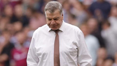 Sam Allardyce looking sad