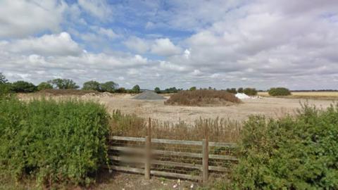 The proposed site of the application