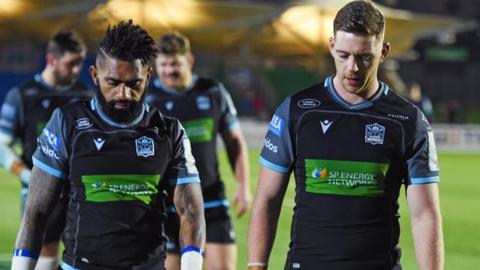 Glasgow Warriors Niko Matuwalu (left) and Glenn Bryce