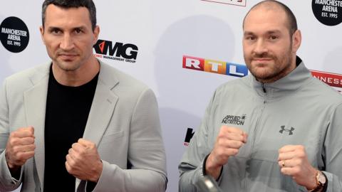 Wladimir Klitschko and Tyson Fury