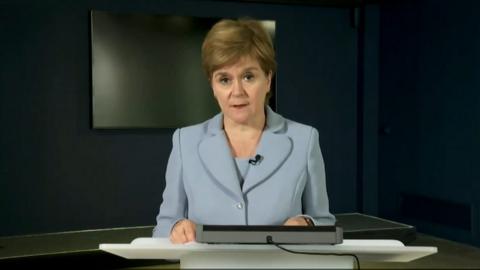 Nicola Sturgeon says Scotland is to move to level zero of restrictions with "certain modifications".