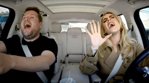 James Corden and Adele on Carpool Karaoke