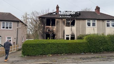 Fire on Potter Avenue, Wakefield