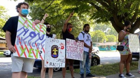 Hunger strikers in Louisville