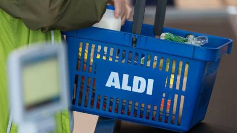 Aldi shopping basket