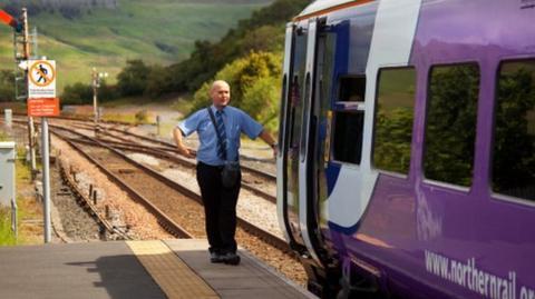 northern rail train and driver