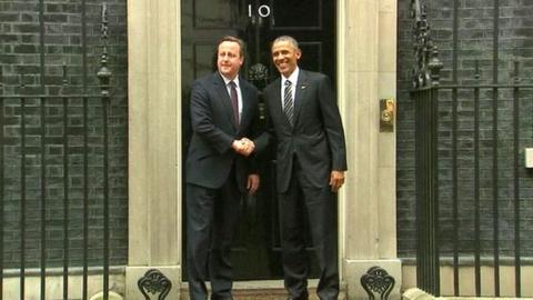 David Cameron and President Obama