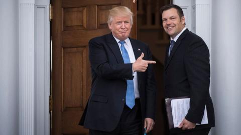 Kobach and Trump