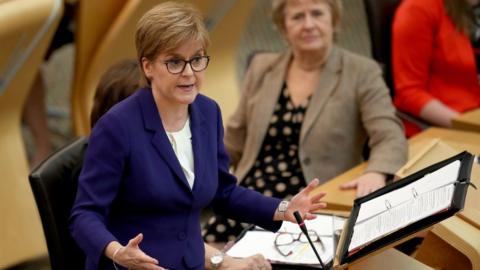 Nicola Sturgeon at FMQs