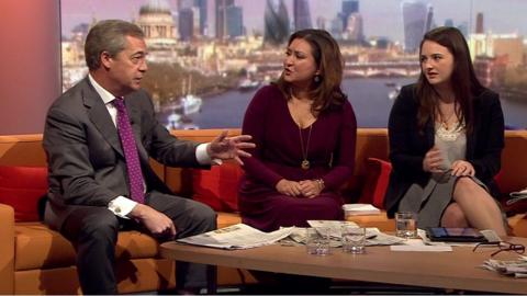 Nigel Farage on Marr