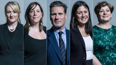 Five leadership candidates