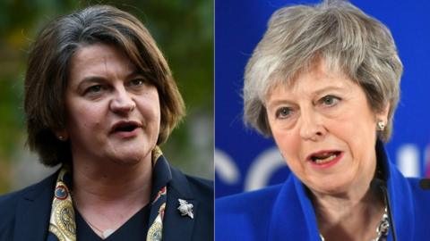 Arlene Foster and Theresa May