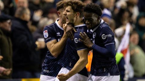 Ryan Longman celebrates scoring for Millwall