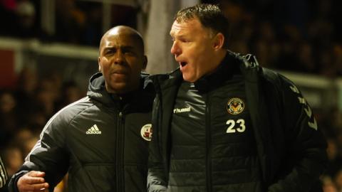 Darren Byfield and Graham Coughlan