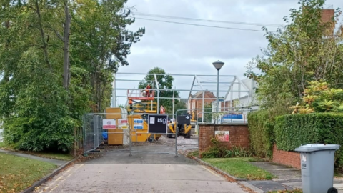 Work on Crewe fire station