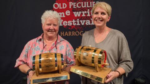 Val McDermid and Clare Mackintosh