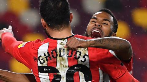 Brentford celebrate