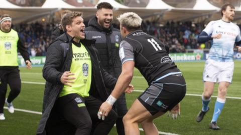 Glasgow Warriors defeat Sale Sharks