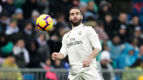 Dani Carvajal of Real Madrid