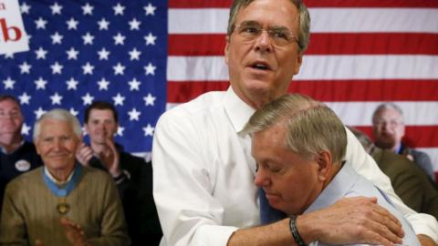 bush and graham