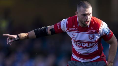 Gloucester's Lewis Ludlow during the Gallagher Premiership Rugby