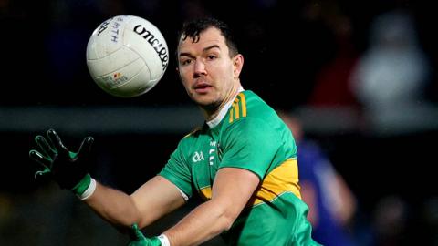 Glen's Michael Warnock in action against Scotstown