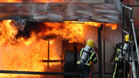 Guernsey airport firefighters