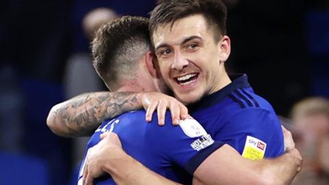 Jordan Hugill celebrates