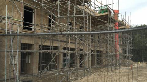 Construction of the Shimmer estate in Mexborough - photo taken November 2016