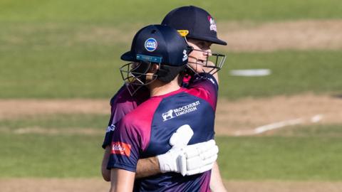 Tom Taylor and Graeme White saw Northants to victory
