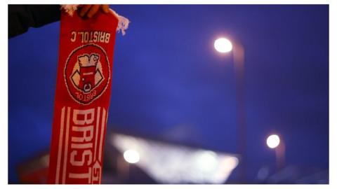 Bristol City scarf