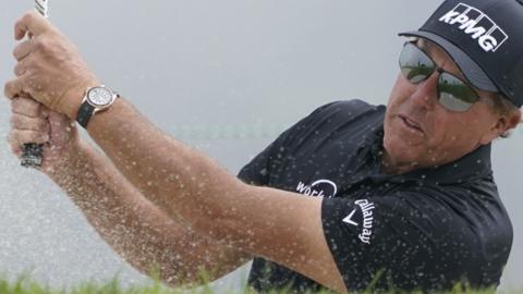 Phil Mickelson playing at Torrey Pines