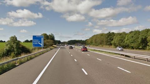 Junction three of the M55