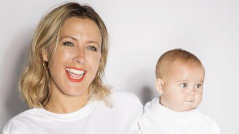 Clemmie Telford with daughter Greta