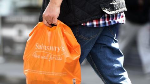 Sainsbury's shopping bag