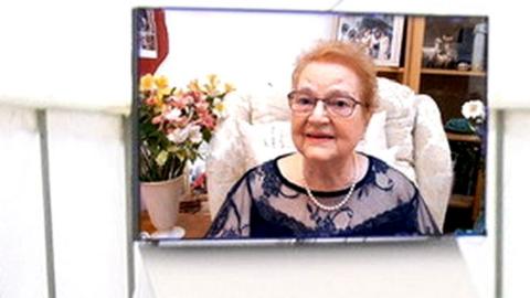 A video of Marina Smith at the celebration of her life