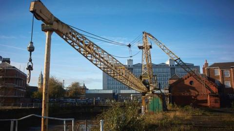 Crane at North End Shipyard