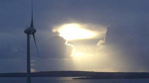 Orkney wind turbine