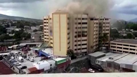 Fire at Finance Ministry in El Salvador