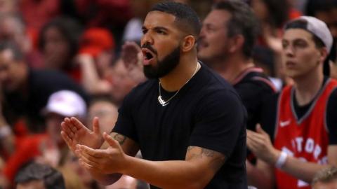 Drake cheering